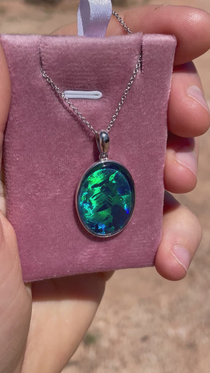 Pacific Pendant - sterling silver