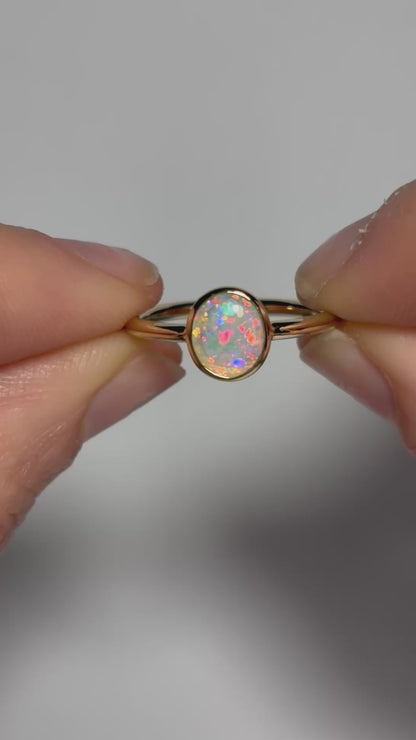 Pink Paradise Ring - 14k, Size 5, K