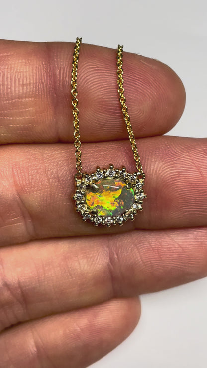 Golden Bloom Necklace - 14k