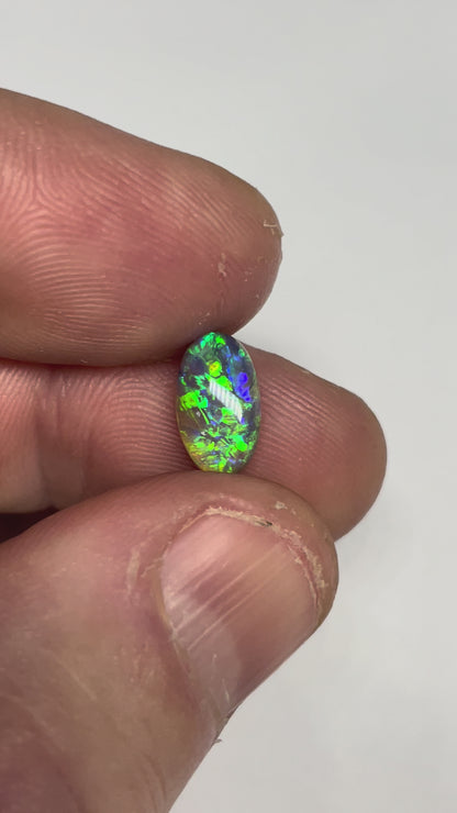 1.7ct Lightning Ridge Black Opal