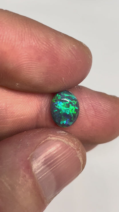2ct Lightning Ridge Black Opal