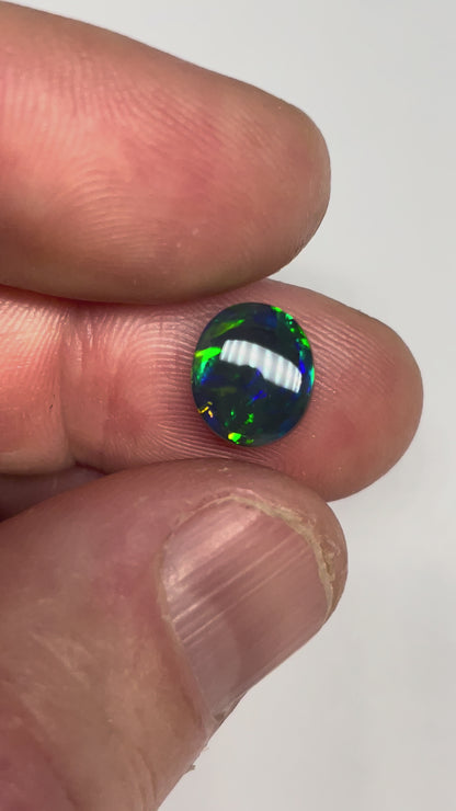3ct Lightning Ridge Black Opal