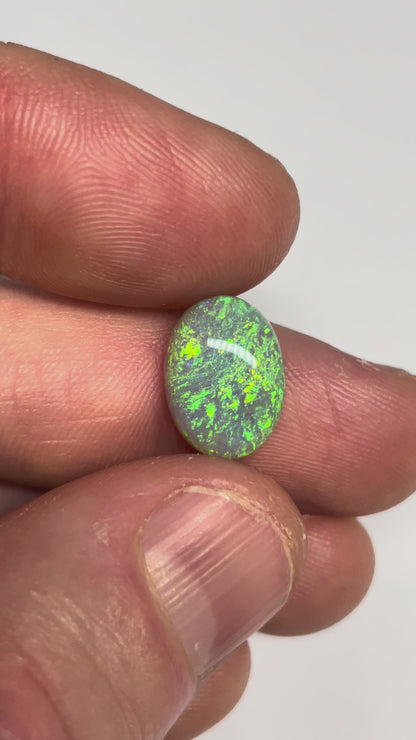 3.7ct Lightning Ridge Dark Opal