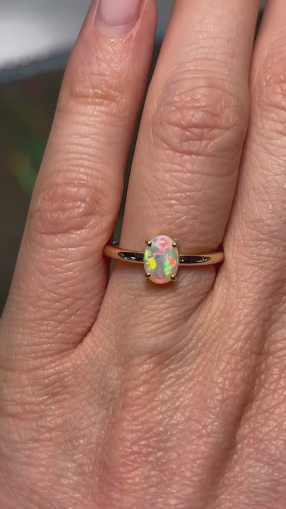 Mystic Aura Ring - 9k, Size 5, K