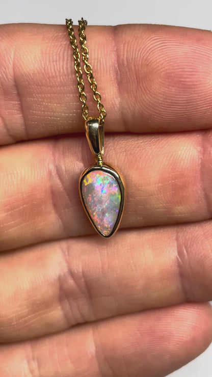 Double Vision Pendant - 14k