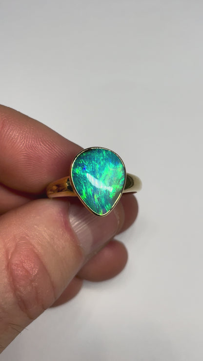 Tropical Paradise Ring - 9K Size 10/T