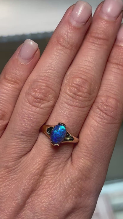 Blue Mountains Ring - 9k, Size 6.75, N