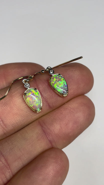 Lumière Drop Earrings - 14k