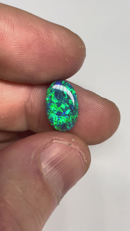 3.9ct Lightning Ridge Black Opal