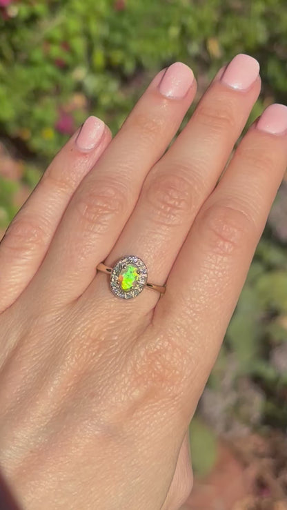 Golden Aura Ring - 14k Size 6.25, M