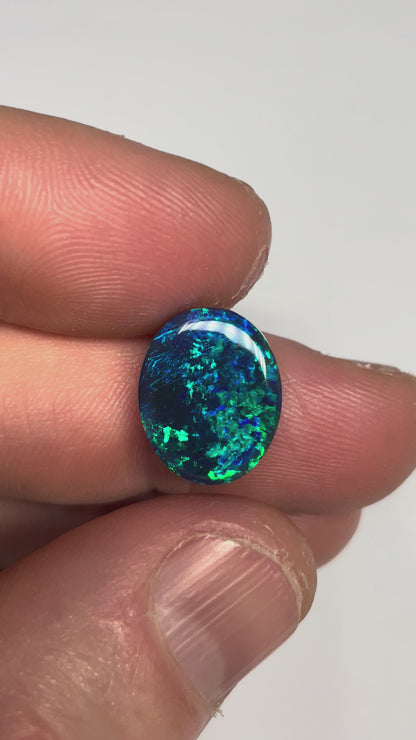 7.3ct Lightning Ridge Black Opal