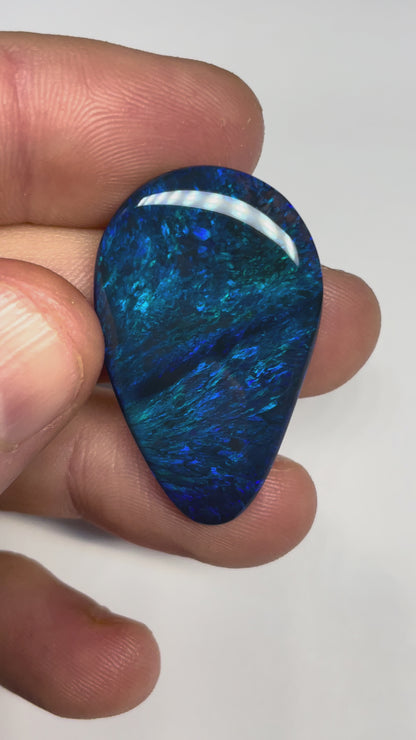 24.1ct Lightning Ridge Black Opal