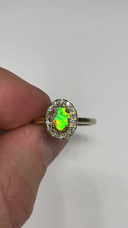 Golden Aura Ring - 14k Size 6.25, M